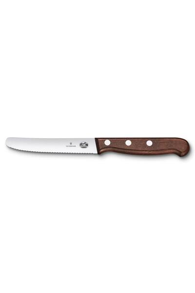 Victorinox Cutit de masa si rosii Victorinox, lama 11 cm, maner lemn, 5.0830.11G