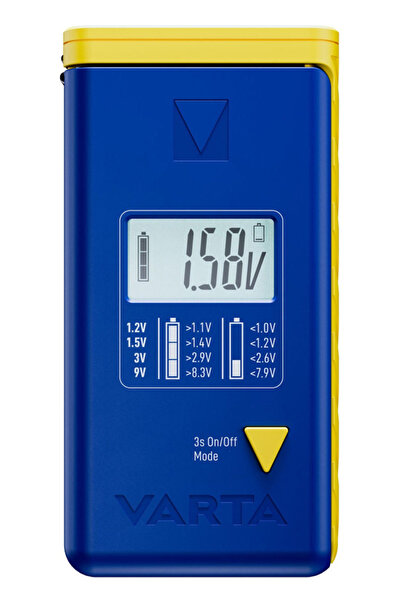 Varta ψηφιακό tester μπαταρίας 75305 για 9V/AAA//AA/C/D/button cells