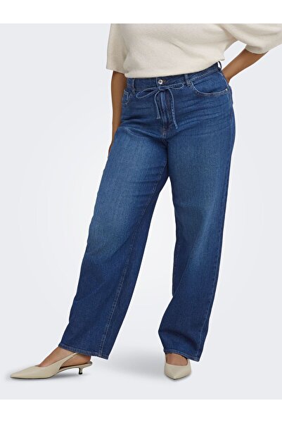 Only Carmakoma Straight-Fit jeans CARGIANNA Mittlere Taille Ballon Schnitt Jeans