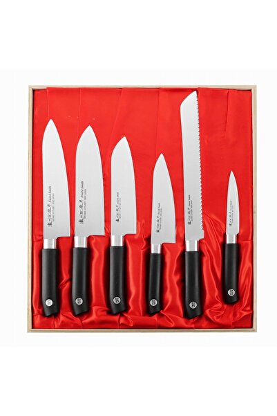 Satake Set de 6 cutite Satake, Sword Smith, In cutie, In stil Japonez, Otel i...