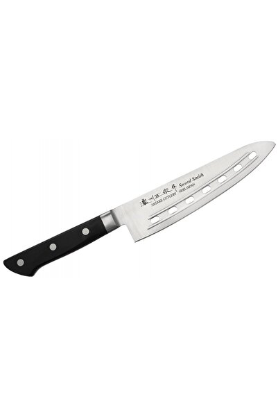 Satake Cutlery Cutit de bucatarie, Satake Satoru, Air Holes, 18 cm, otel inox...