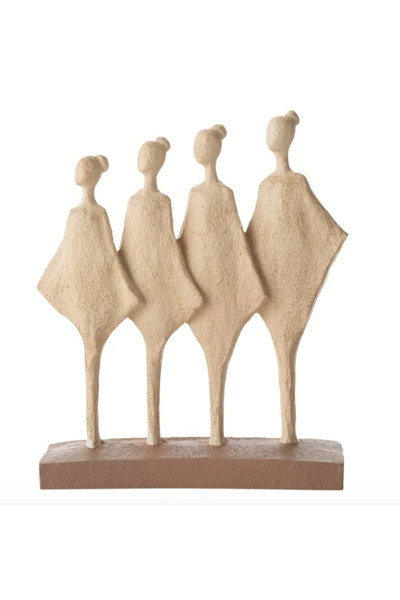 MIARIK DESIGN & DEKORASYON HARMONY WOMEN BİBLO 4'LÜ 24x8x30 CM
