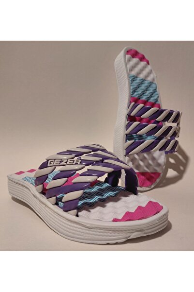 GEZER Massage-Inducing Special Sole, Light and Soft Women's Slippers for Pool...