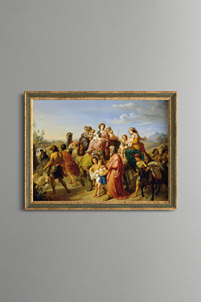 epiqart The Return of Jacob - Vintage Patterned Painting - Fine Model