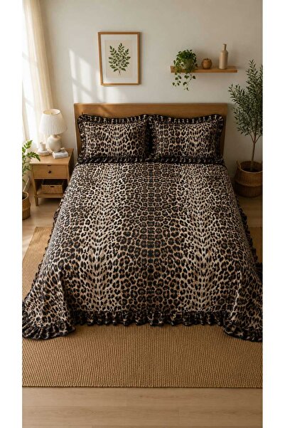 HAVLUSAN Ruffled & Patterned Sheetless Duvet Cover Set, Stylish Bedroom
