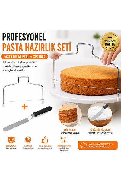 Lilasso Home Cake Spatula and Dough Cutting Wire