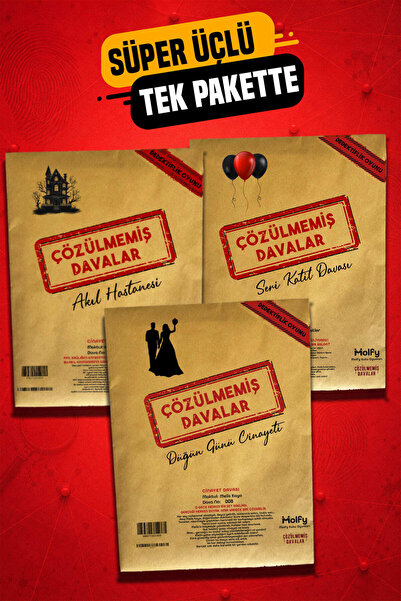 çözülmemiş davalar Sherlock Holmes Dedektiflik Paketi Akıl Hastanesi Seri Kat...
