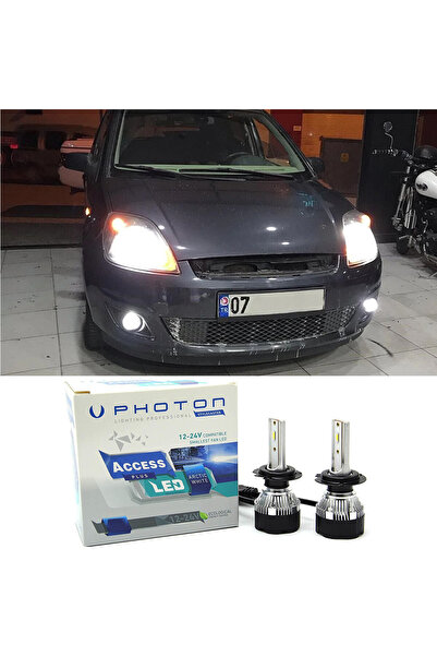 Photon Ford Fiesta Mk5 Led Xenon Uzun + Kısa Far Ampulü H4 Access Yeni Seri B...
