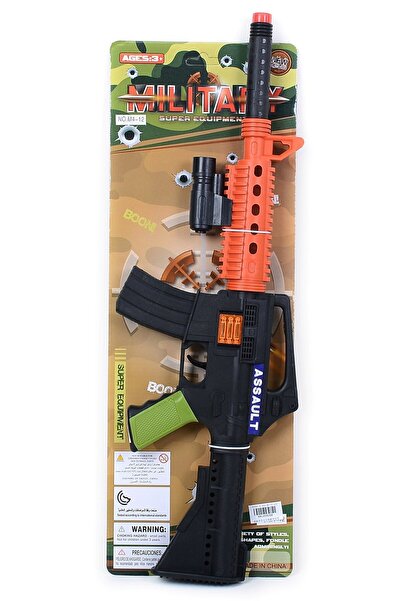 Blue Toys Παιδικό Όπλο σε Συσκευασία Κάρτας Στρατιωτικής Επίθεσης με Φακό (MK...