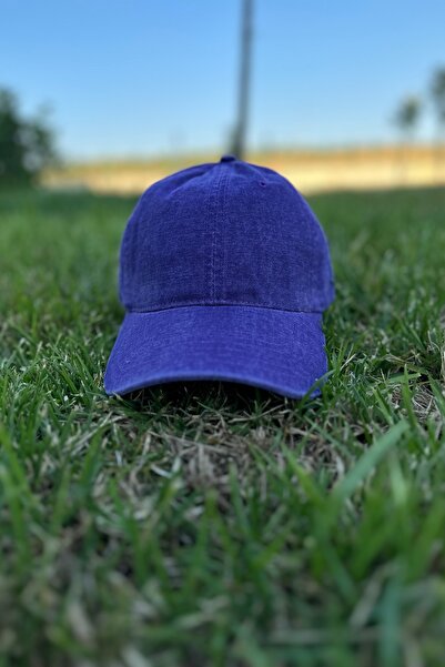 Mollycrush Adjustable Sports Hat |   Navy Blue Unisex Washable Canvas Cap wit...