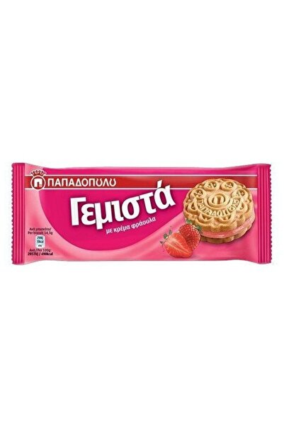 OEM Μπισκότα Γεμιστά με Κρέμα Φράουλας 58γρ (02-04425)