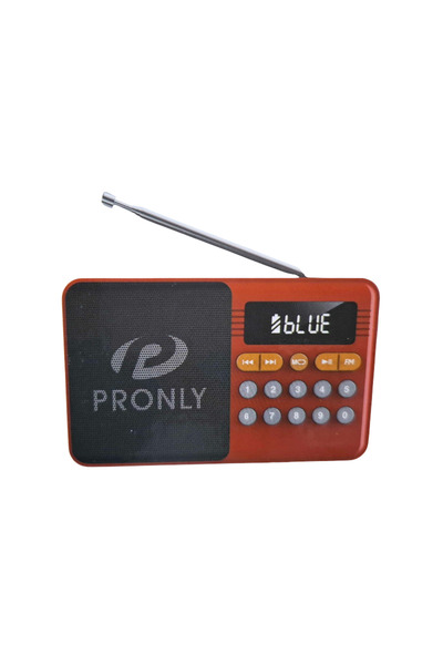 Tradesor Επαναφορτιζόμενο ραδιόφωνο με Bluetooth - PR-808BT - 241335 - Red
