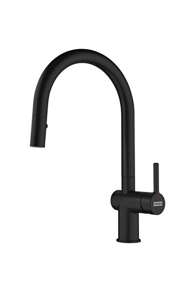 Franke Active J Ντους Ματ Μαύρο Αναμεικτική μπαταρία 50mm