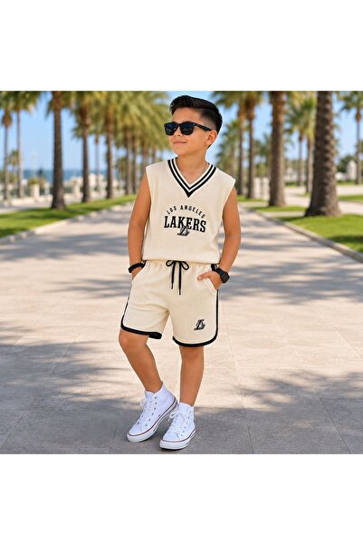 KOKOŞ BEBEK Lakers Boys' Set - Age 3/10 - 31760