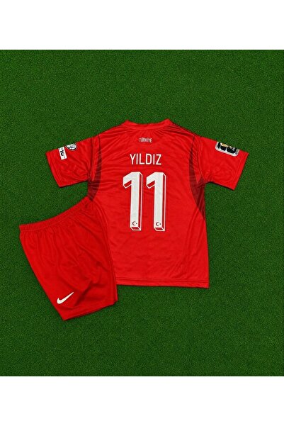 Alaturka Mix Türkiye 2026 Dünya Kupası Kenan Yıldız İç Saha Kırmızı Çocuk For...