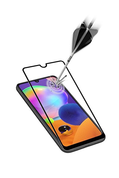 Cellular Line 385537 Γυαλί Προστασίας Οθόνης Galaxy A31 Black