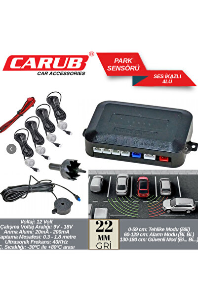 YGT Park Sensörü 22mm Gri Br0015903