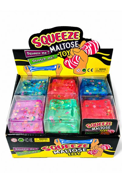 Squishy Jucărie Antistres Ice Cube – Model Fructe, Gel Elastic, Slow Rising, Fidget Toy, 1 Bucată