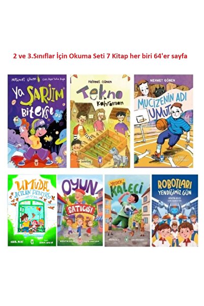 Timaş Çocuk 2 ve 3.Sınıf Okuma Seti Ya Şarjım Biterse - Tekno Kahraman - Muci...