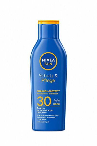 NIVEA Loțiune de Protecție Solară Sun Protect & Care SPF 30, cu Vitamina C și...