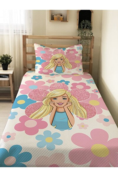 milbaygrup Princess Girl Patterned Baby and Children Printed Single Pique Set...