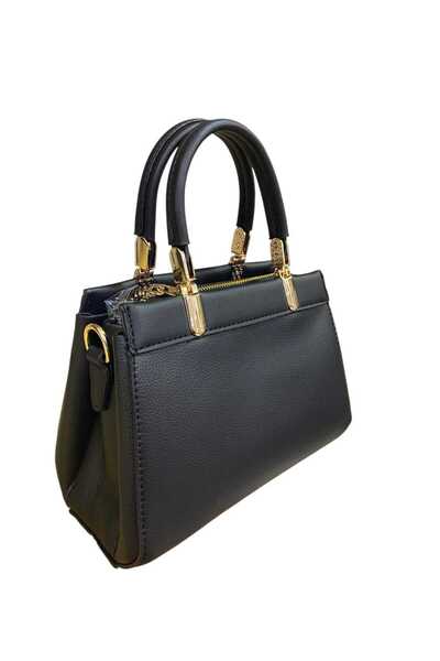 Senna Collection Simple and Stylish Accessory Detailled Bag with Hand Grip an...
