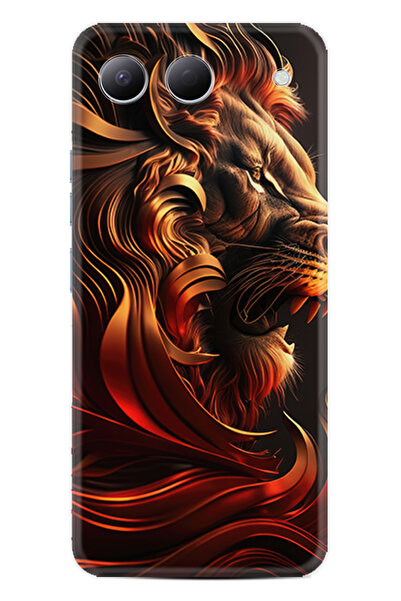 TECNO Spark 40 5G Uyumlu Kılıf Boutique Baskılı Resimli Süper Arslan Pcode -072