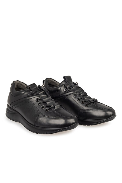 Mario Lavalle , pantofi casual bărbați model 094, piele naturală, Negru