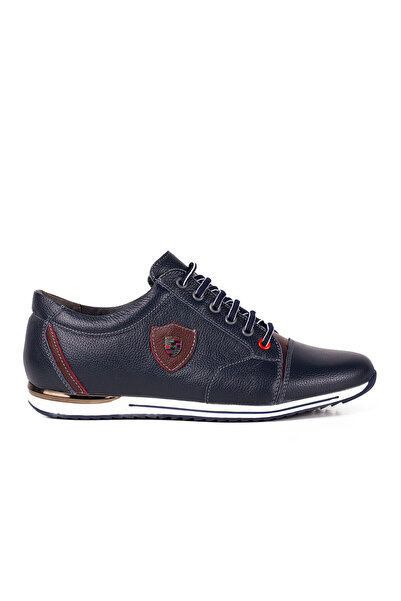 Mario Lavalle , pantofi casual bărbați model 066, piele naturală, Albastru