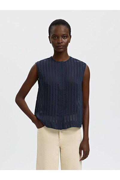 SELECTED Hemd ohne Ärmel Oversized Fit
