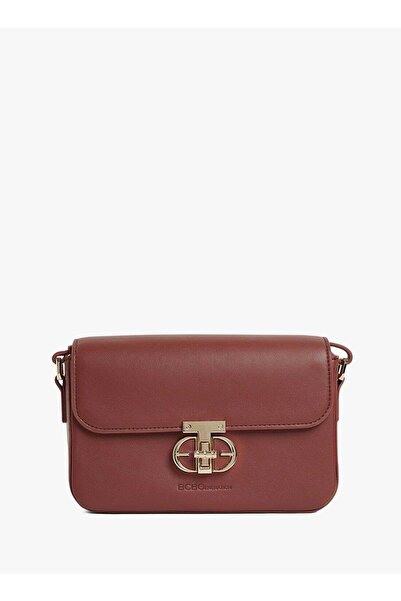 BCBG Textured Twist Lock Shoulder Bag