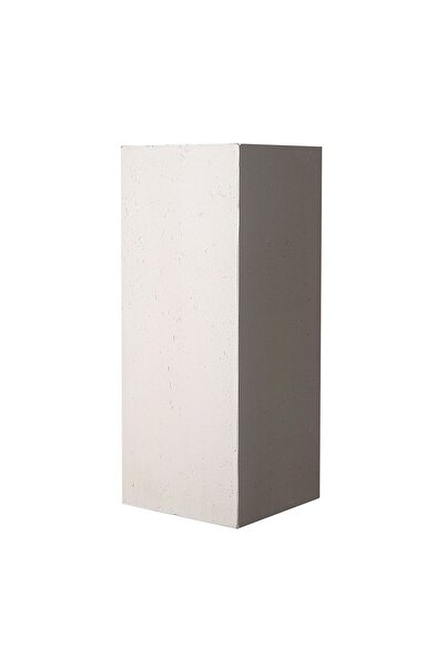 SUPERGREENS Γλάστρα Πήλινη Κάθετη ''Rocky'' Γκρι Ανοιχτό XL 41x41x80 εκ.