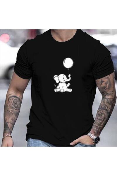 NOURAM Men'S Spooky-Cute T-Shirt Soft Breathable Blend Relaxed Fit Crew Neck ...