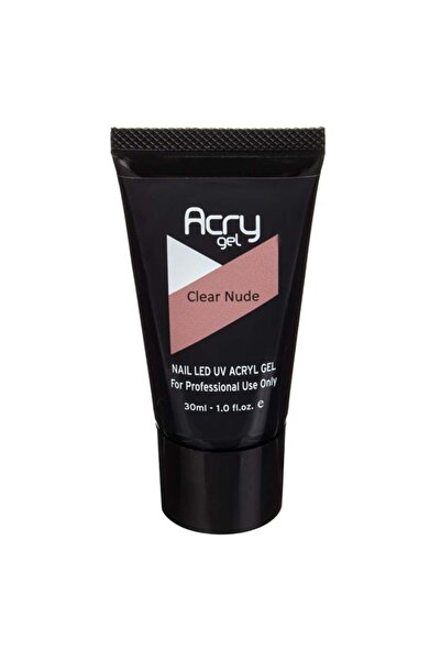 ACRY Acrygel nude transparent la tub, 30 ml – modelare controlată pentru cons...