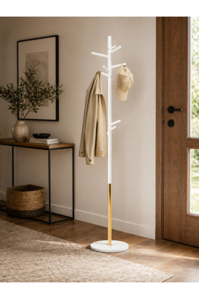 HOMEZ NEED Modern Floor Clothes Hanger with Elegant Design