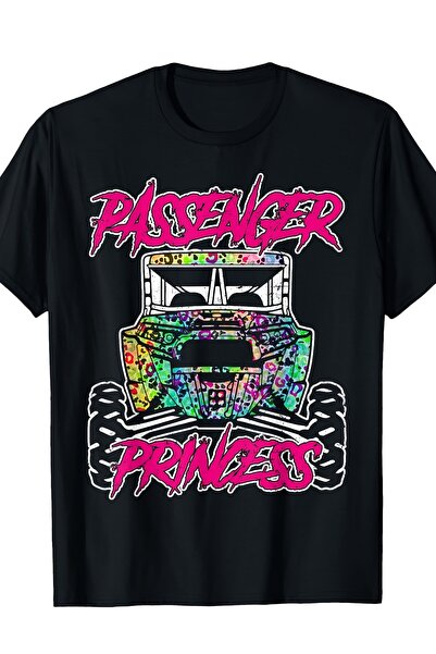 17 seramik SXS Princess Offroad Adventure T-Shirt Graphic UTV Passenger Desig...