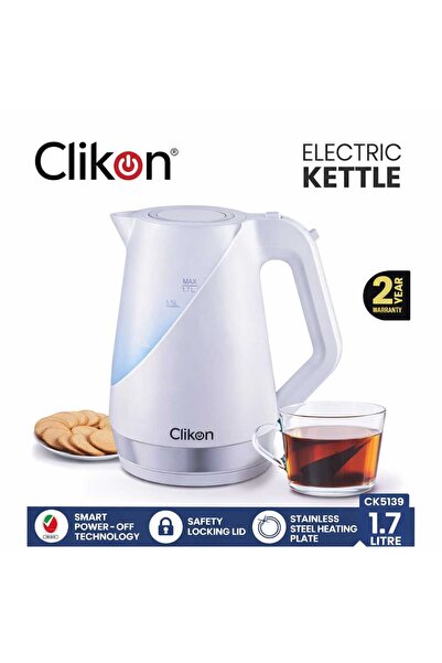 CLIKON Electric Kettle CK5139 1.7L Fast Boil Tea & Water Kettle