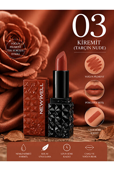 Newell Matte Lipstick Gün Boyu Kalıcı