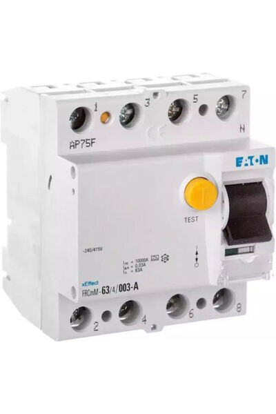 Eaton Disjunctor diferențial-dreapta 4 poli 63A 0,03A Tip A Frcmm-63003-a 170332