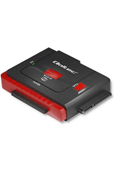 Qoltec 50645 USB 3.0 la IDE SATA III Negru