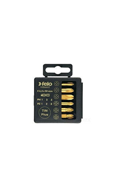 FELO Set 6 Biți Profi Tin Tip Pz Ph 50mm Cod: 03291576