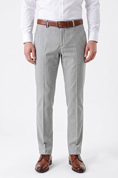 KAMER Men's Regular Fit Fabric Trousers 2009P Bgl-St05612