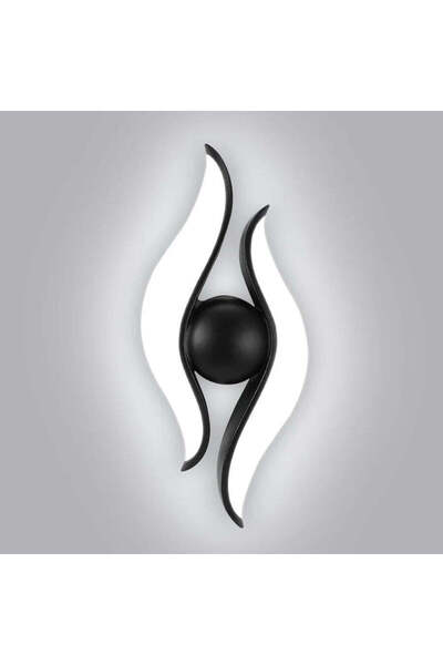 La Cucu Aplica LED AX215, Exterior / Interior, 2 Surse, 12W, Negru, 3000K