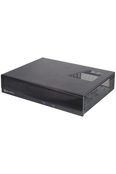 SilverStone ML03B Carcasă PC Home Theater cu Fereastră Laterală Negru