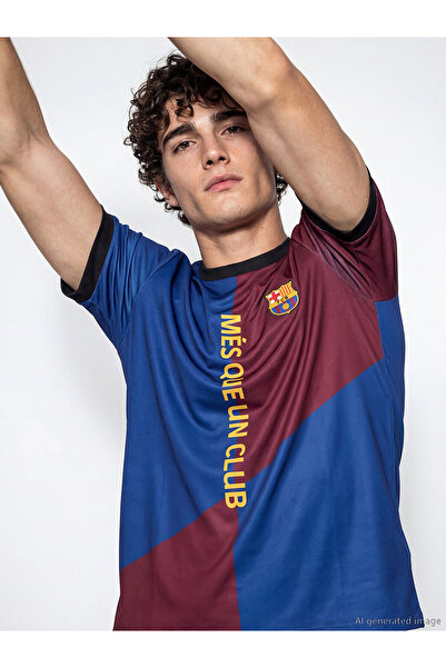 LC Waikiki TexX Store Kalitesi Barcelona Baskılı Erkek Spor Tişört