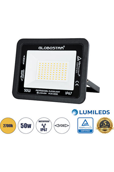 Other GloboStar Atlas Waterproof LED Floodlight 50W Warm White 2700K IP67 Cod...