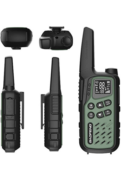 BAOFENG Bf-t25e Ασύρματος Πομποδέκτης PMR 0.5W με Μονόχρωμη Οθόνη σε Πράσινο ...