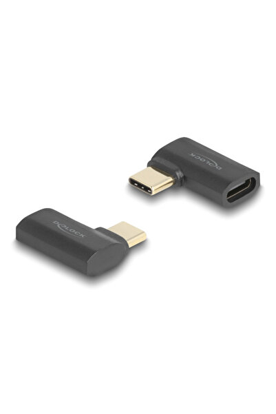 DELOCK αντάπτορας USB-C 60245, αρσενικό σε θηλυκό, 240W, 40Gbps, μαύρος