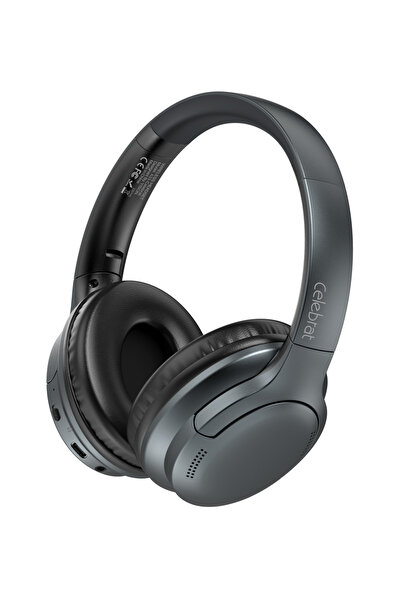 Celebrat headphones A33, ασύρματα & ενσύρματα, ANC, 40mm, 300mAh, μαύρα