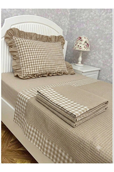 Madame Asel Home PİKE TAKIMI WAFFLE KUMAŞ % PAMUK